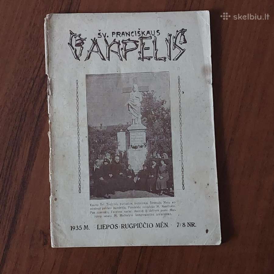 Šv. Pranciškaus Varpelis 1935 m. ,nr.7 /8