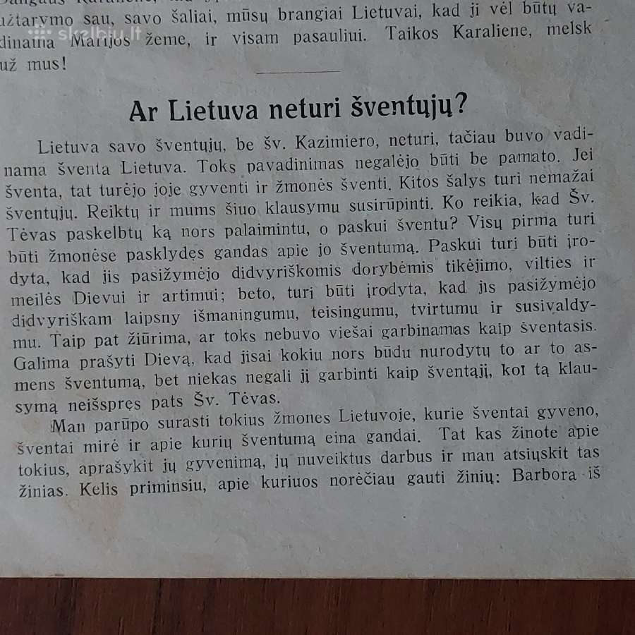 Šv. Pranciškaus Varpelis 1935 m. ,nr.7 /8 - nuotraukos Nr. 8