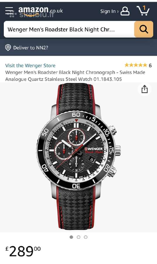 Wenger Roadster Black Night