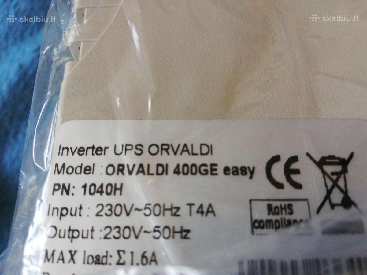 Nauji Ups Orvaldi 400ge 2 vnt. originali pakuotėje - nuotraukos Nr. 5