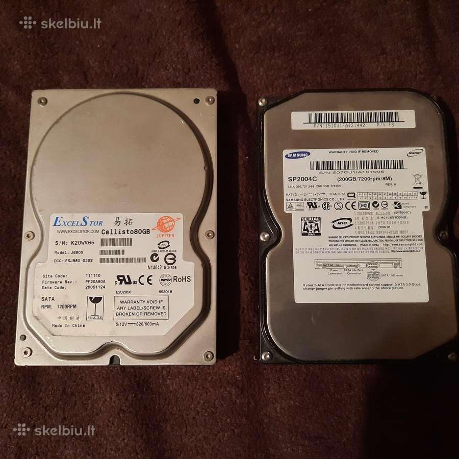 Stacionaraus kompiuter dalys, kieti diskai HDD,RAM - nuotraukos Nr. 5