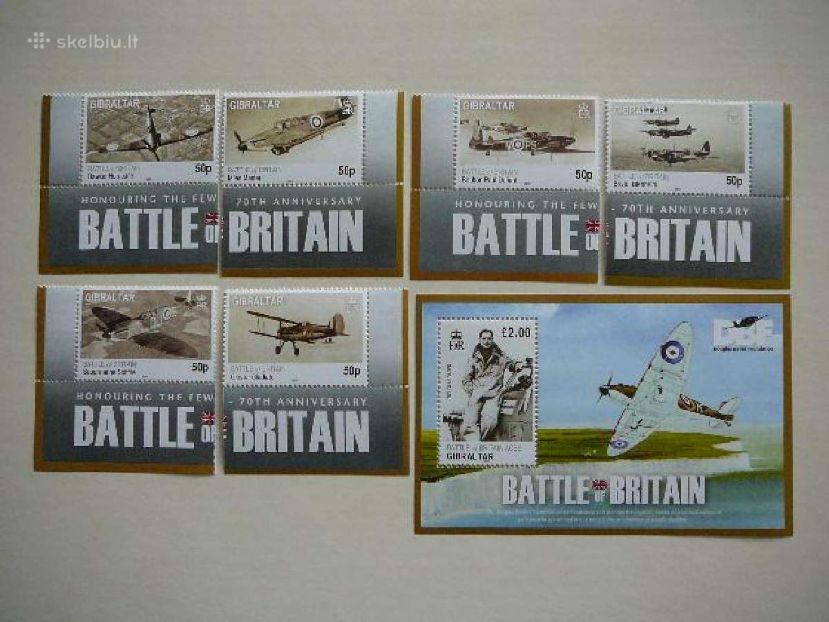 Lektuvai kariniai Gibraltaras 2010 Mnh gt1363