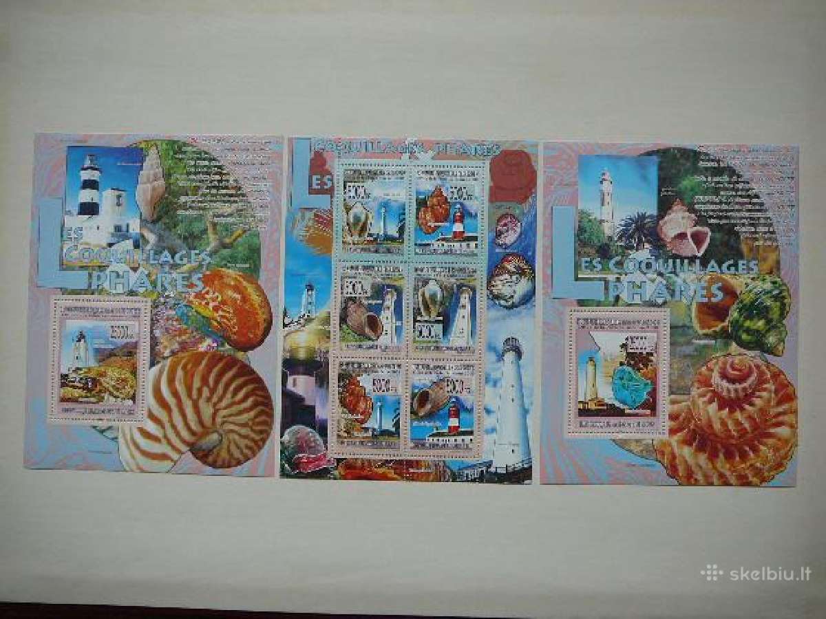 Svyturiai Kriaukles Gvineja 2008 Mnh vgv5485