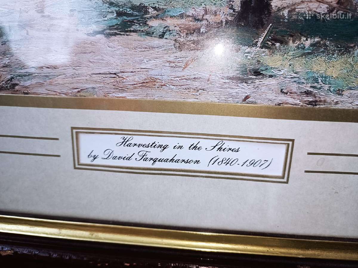 Škotų tapytojo David Farquaharson "print" paveiksl - nuotraukos Nr. 4