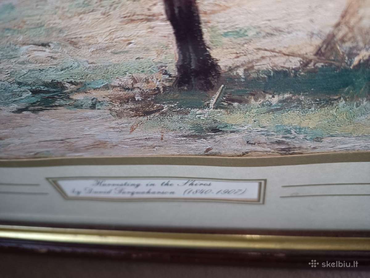 Škotų tapytojo David Farquaharson "print" paveiksl - nuotraukos Nr. 5