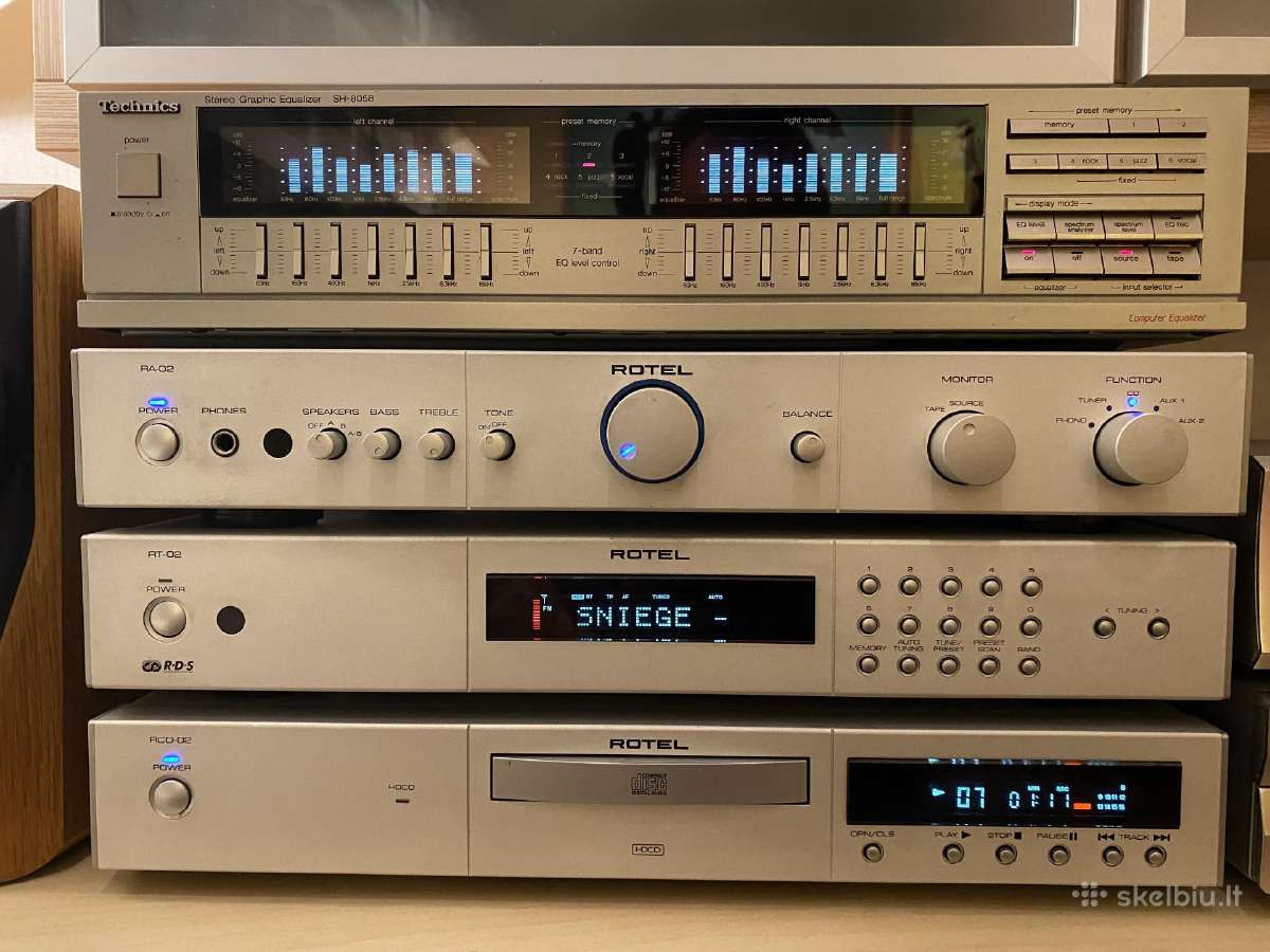 Audio centras Rotel ir Technics - nuotraukos Nr. 2