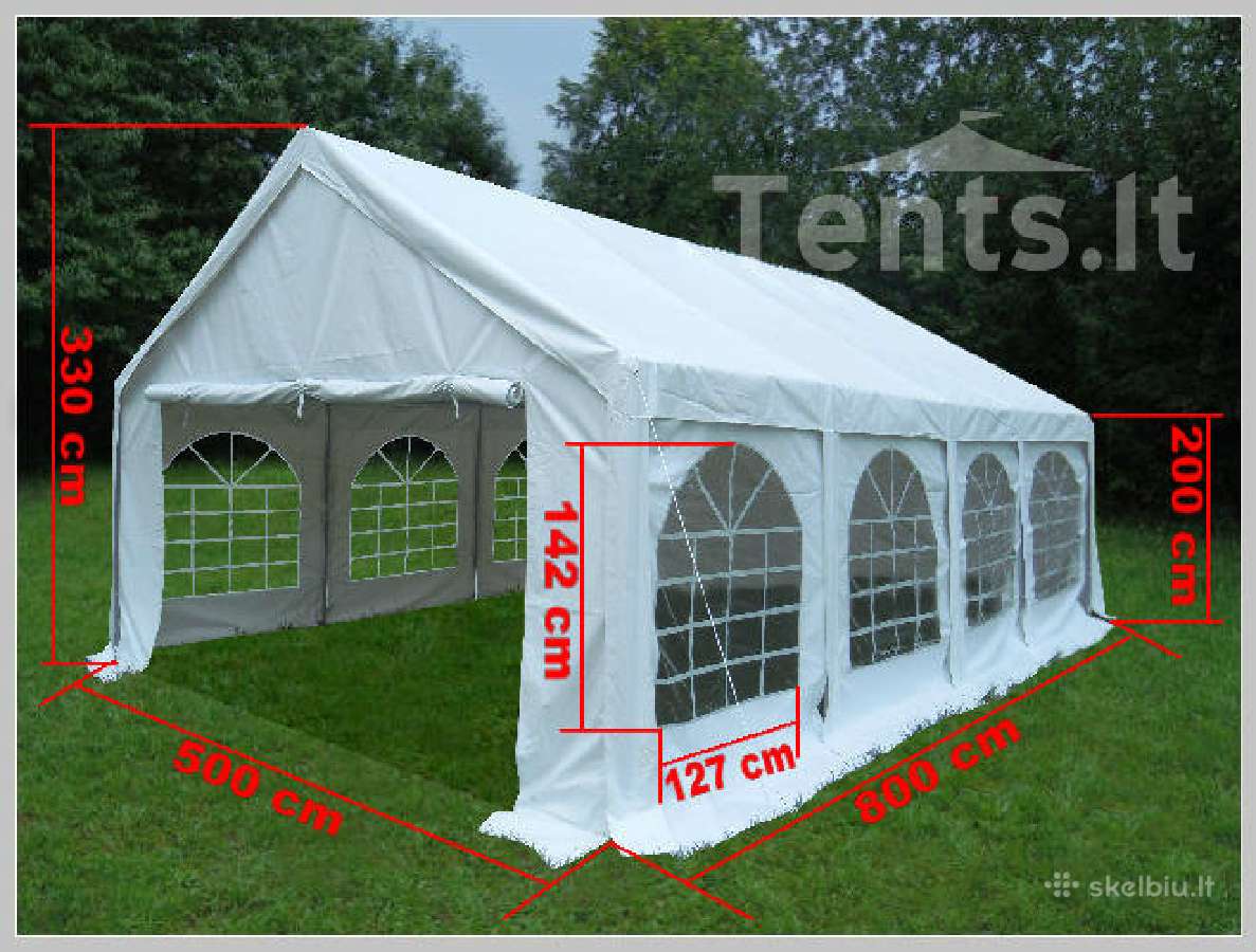 5x8 Pvc palapinė tik 990eur - nuotraukos Nr. 4