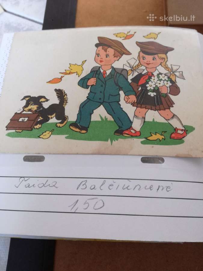 TSRS Lt. dailininku ,iliustratoriu atvirukai nen - nuotraukos Nr. 10