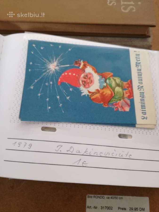 TSRS Lt. dailininku ,iliustratoriu atvirukai nen - nuotraukos Nr. 16