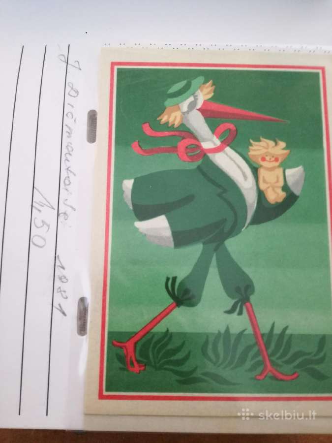 TSRS Lt. dailininku ,iliustratoriu atvirukai nen - nuotraukos Nr. 31