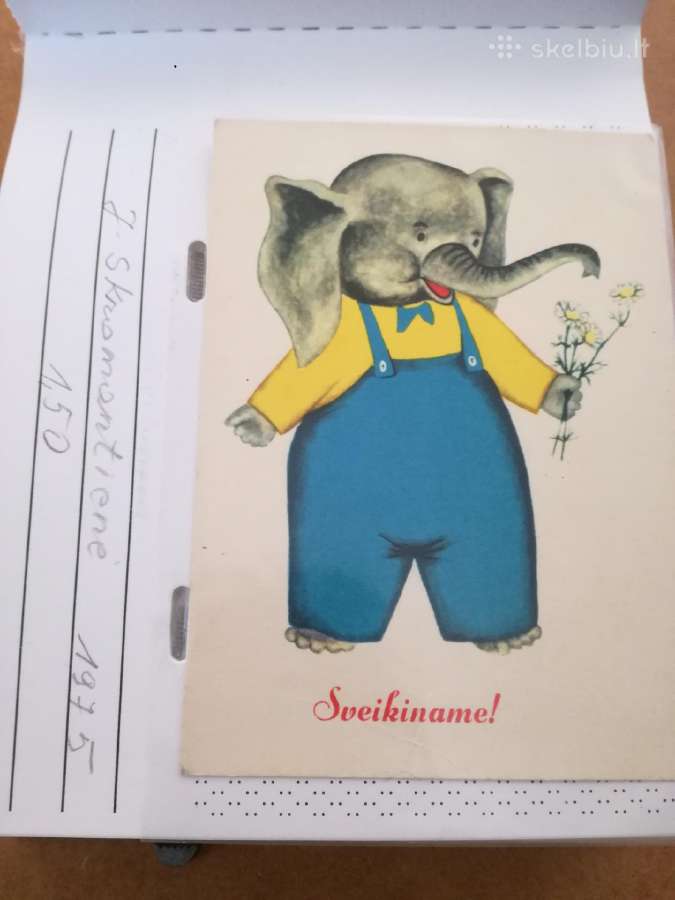TSRS Lt. dailininku ,iliustratoriu atvirukai nen - nuotraukos Nr. 32