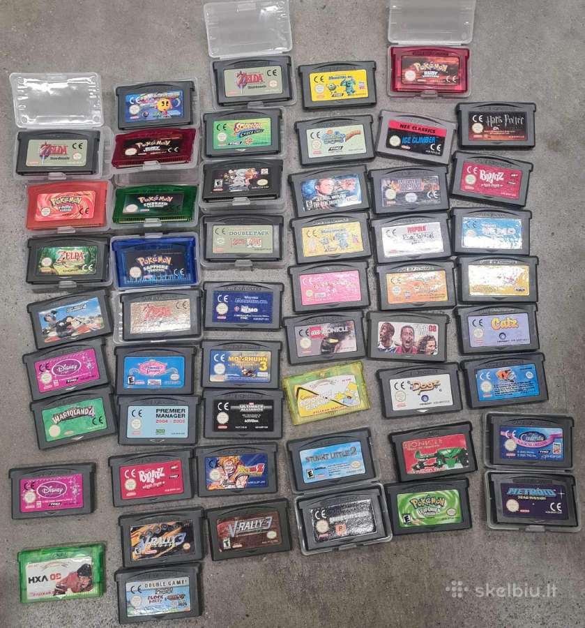 Parduodu Gameboy Ir Gameboy Advance žaidimus