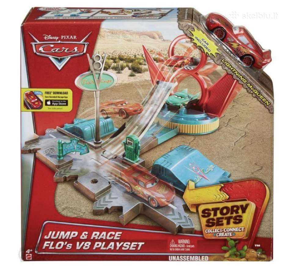 Disney Pixar Cars automobilių trasų priedai Mattel - nuotraukos Nr. 4