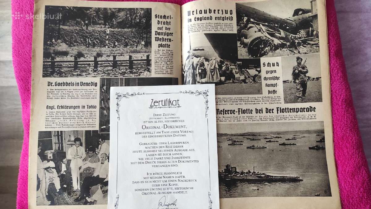 Nacių žurnalas apie Lietuvą 1939 metais su daugybe - nuotraukos Nr. 8