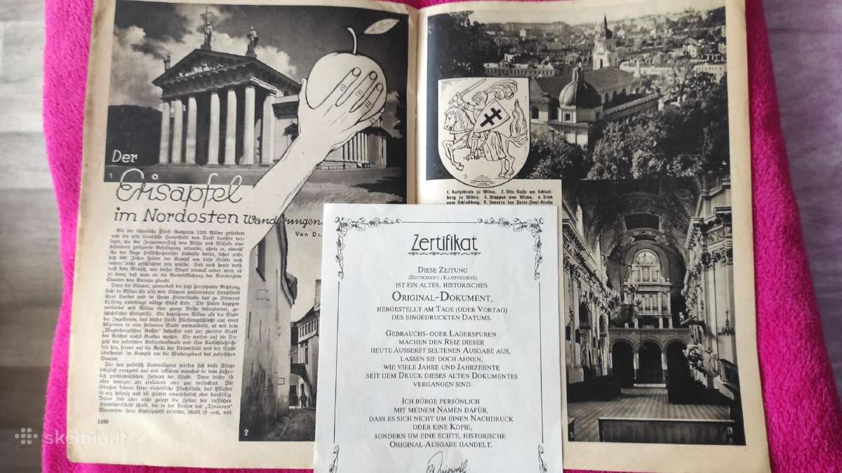 Nacių žurnalas apie Lietuvą 1939 metais su daugybe - nuotraukos Nr. 3