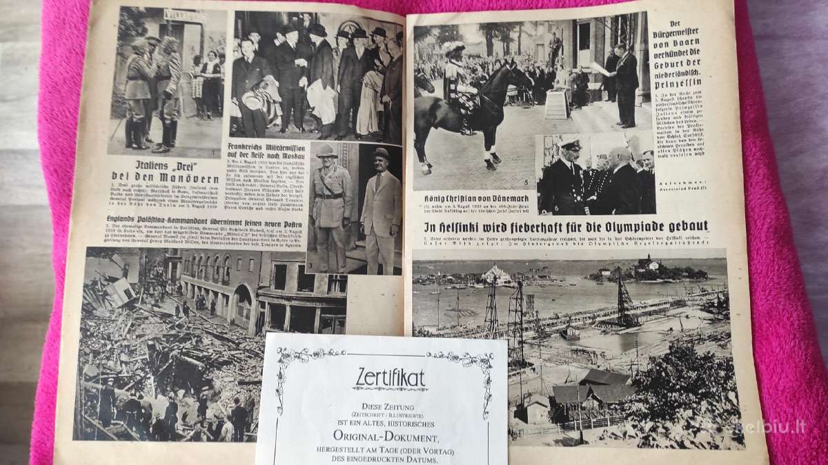 Nacių žurnalas apie Lietuvą 1939 metais su daugybe - nuotraukos Nr. 5