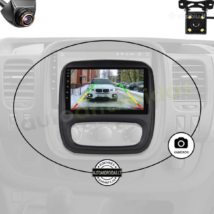 Opel Vivaro B Renault Traffic 3 Android multimedia - nuotraukos Nr. 7