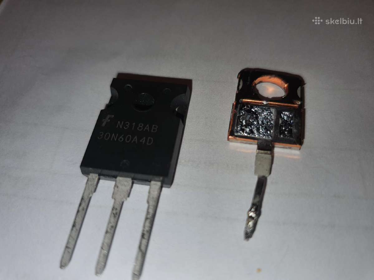 Tranzistoriai igbt hgtg30n60a4d - nuotraukos Nr. 3