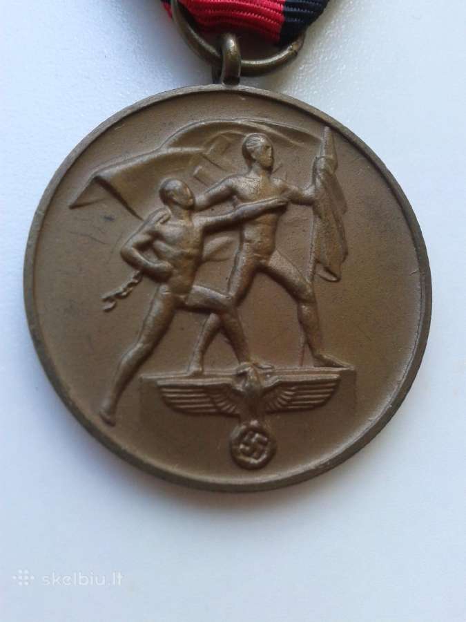 Vokiškas 1938m.medalis "Sudetai"