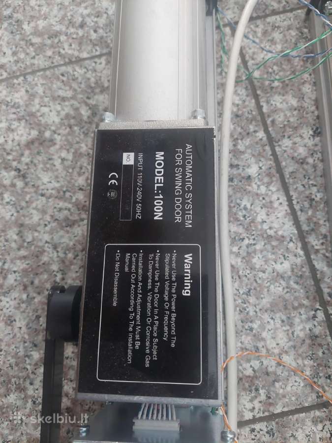 Parduodamos elektrinės durų pavaros Dsw-100n - nuotraukos Nr. 5