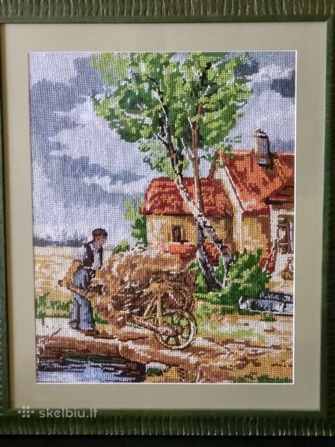 Kryželiu siuvinėti pabeikslai - nuotraukos Nr. 3