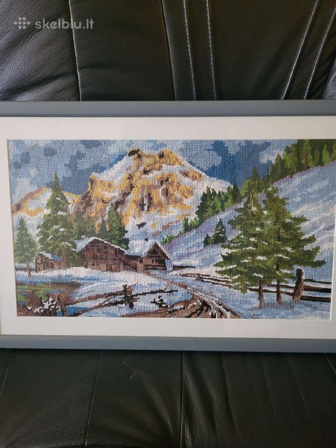 Kryželiu siuvinėti pabeikslai - nuotraukos Nr. 6