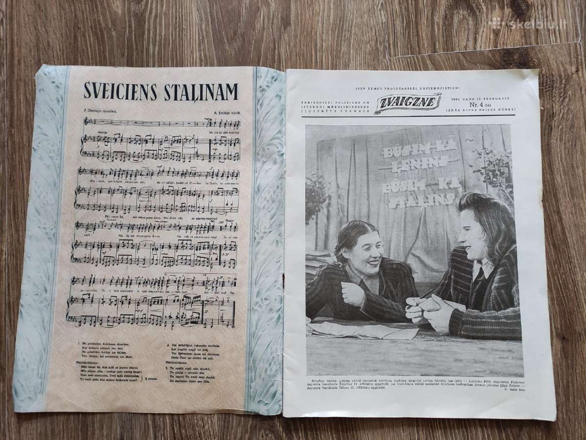 Žurnalas ,Žvaigždė" 1951m. nr.4 - nuotraukos Nr. 2