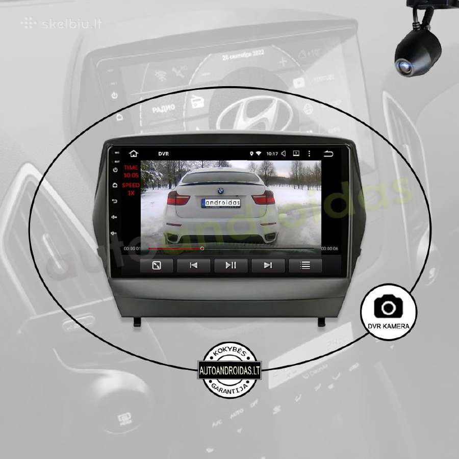 Hyundai Ix35 Tuscon 2 2009-15 Android multimedia - nuotraukos Nr. 8