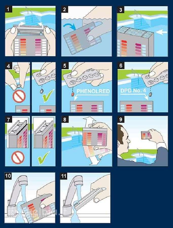 Testeris O2 ir Ph nustatymui baseinuose, Lovibond® - nuotraukos Nr. 4