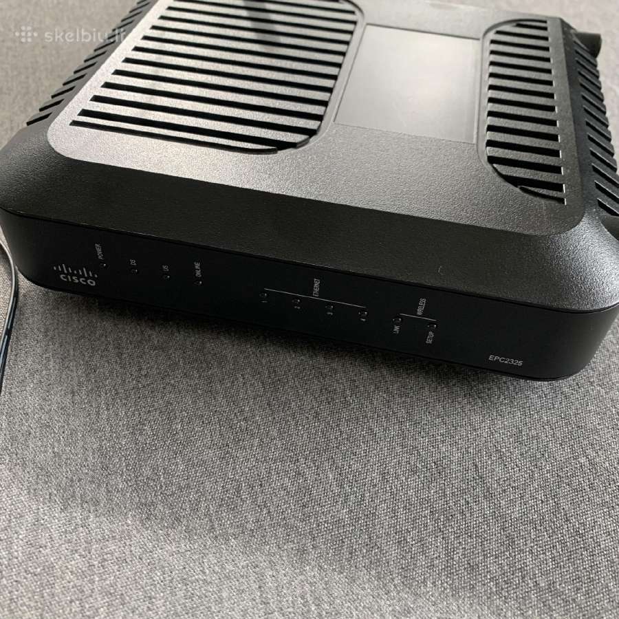 Cisco Epc2325 gateway with wireless accsess point - nuotraukos Nr. 5
