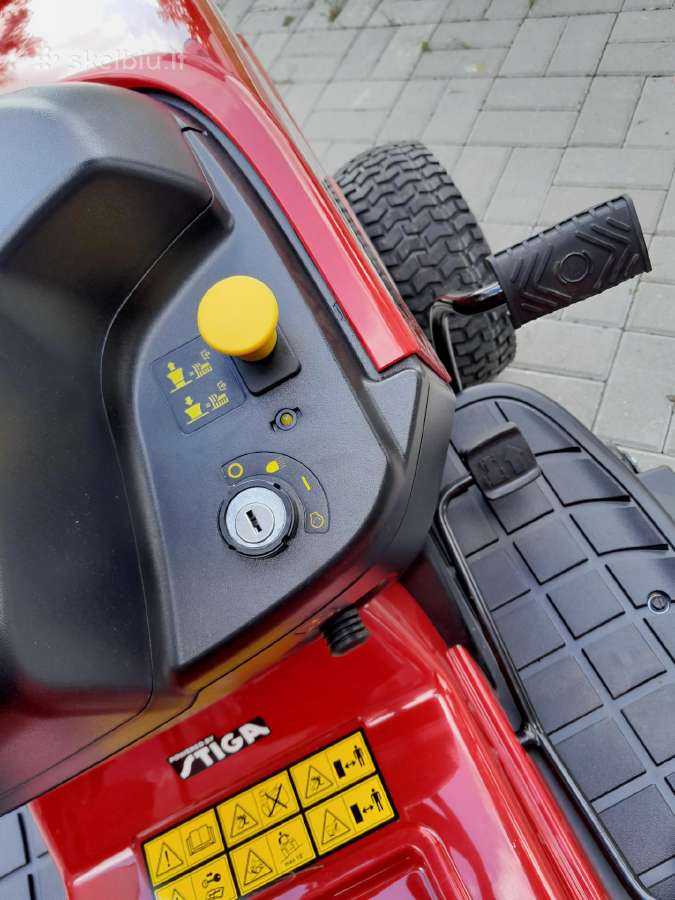 Sodo traktoriukas su krepšiu Mountfield 1638h - nuotraukos Nr. 8