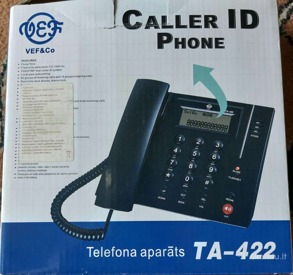Parduodu naują stacionarų telefono aparatą Vef - nuotraukos Nr. 2