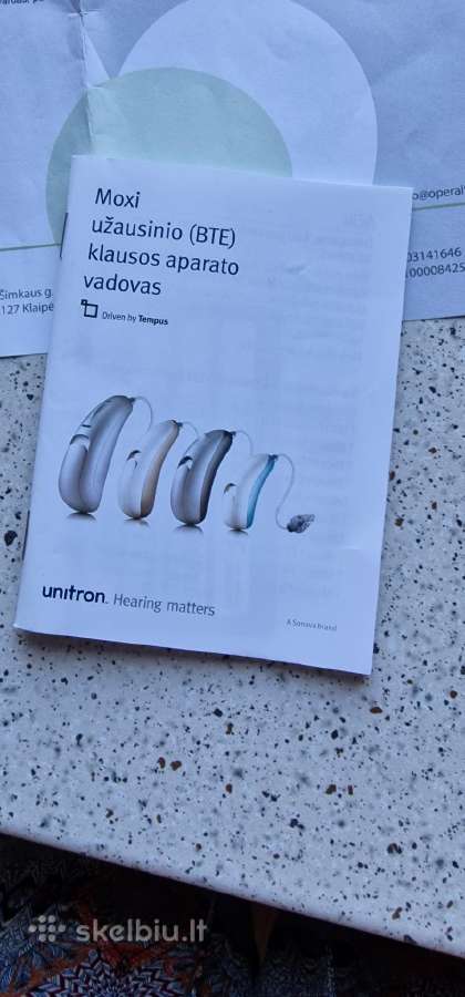 Klausos aparatas T Moxi Fit 500 - nuotraukos Nr. 2