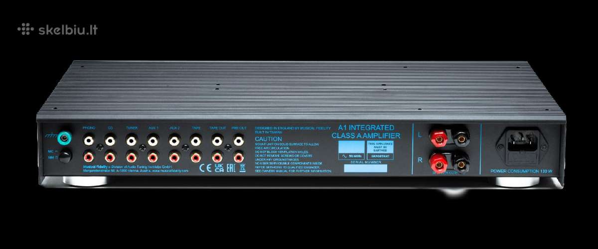 Musical Fidelity M6si-200w stiprintuvas - nuotraukos Nr. 5