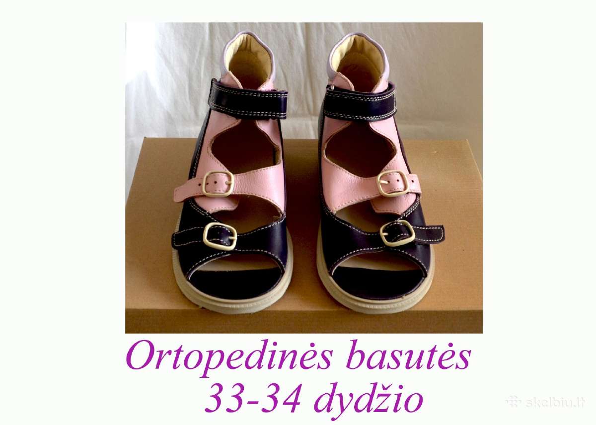 Naujos stilingos ortopedinės basutės 33-34 dydžio