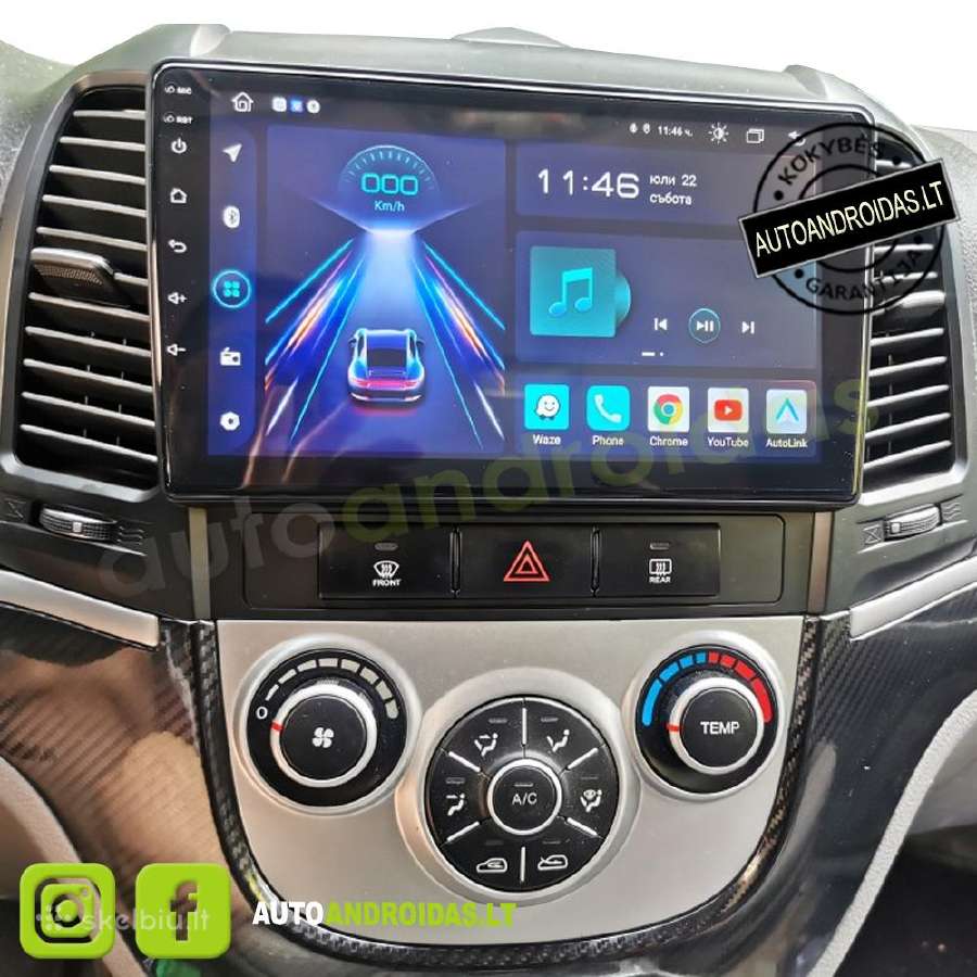 Hyundai Santa Fe 2005-12 Android multimedia WiFi