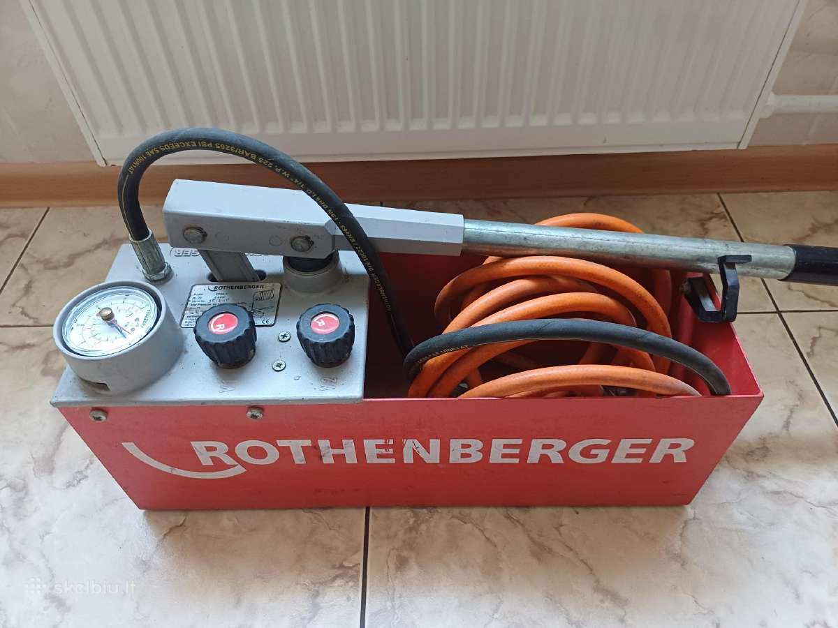 Hidraulinio testavimo pompa Rothenberger Rp 50-s