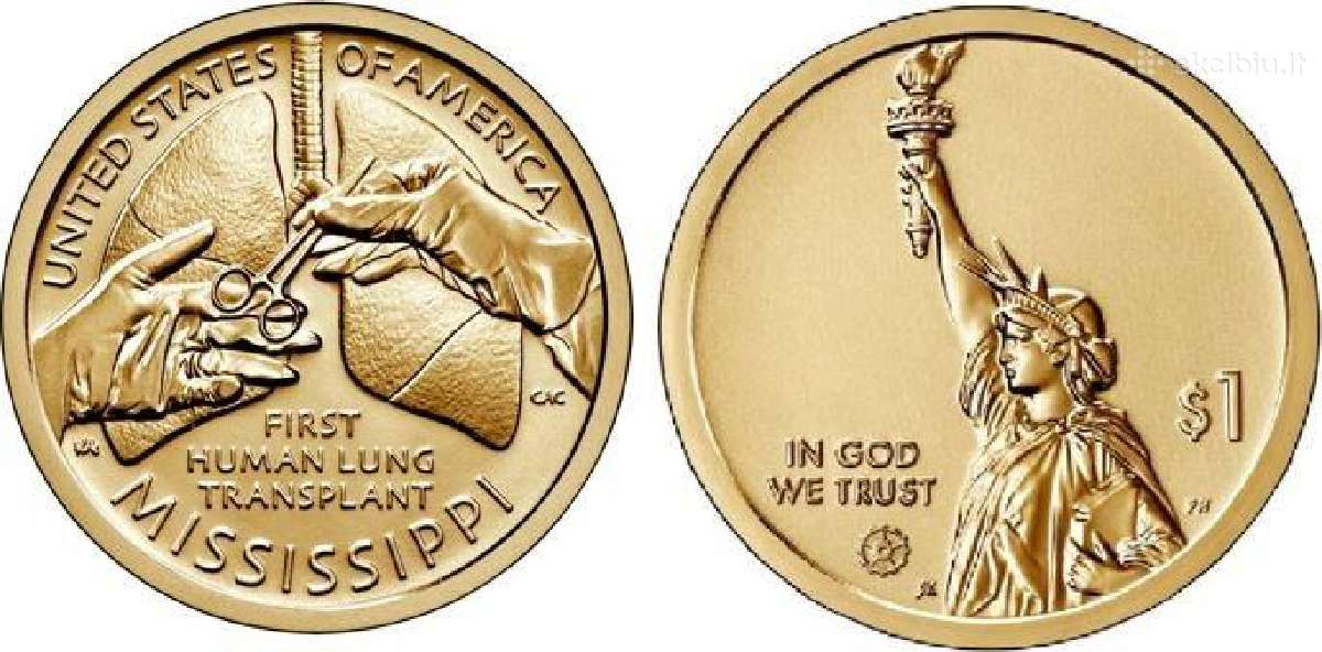 JAV 1 Doleris, 2023 Pirmoji Plaučių Transplantacij