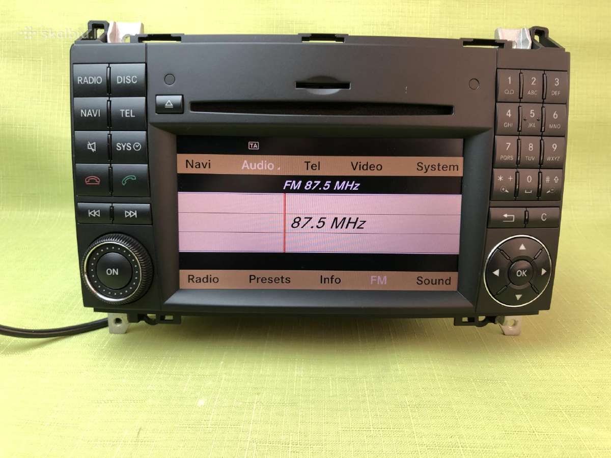 Mercedez Benz W169 A B klasė multimedija Ntg 2.5 - nuotraukos Nr. 7
