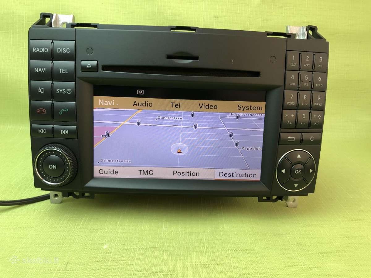 Mercedez Benz W169 A B klasė multimedija Ntg 2.5 - nuotraukos Nr. 8