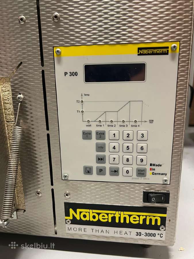 Stiklo dirbinių krosnelė Nabertherm Mf5 - nuotraukos Nr. 2