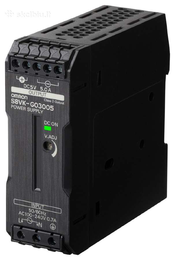 Omron maitinimo šaltinis 30 W, 5 Vdc, 5a