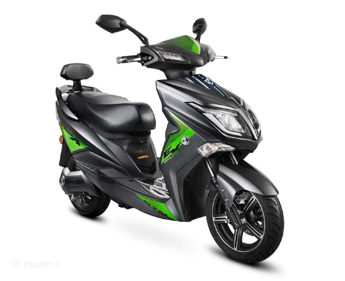 Registruojami Elektriniai Motoroleriai - nuotraukos Nr. 5