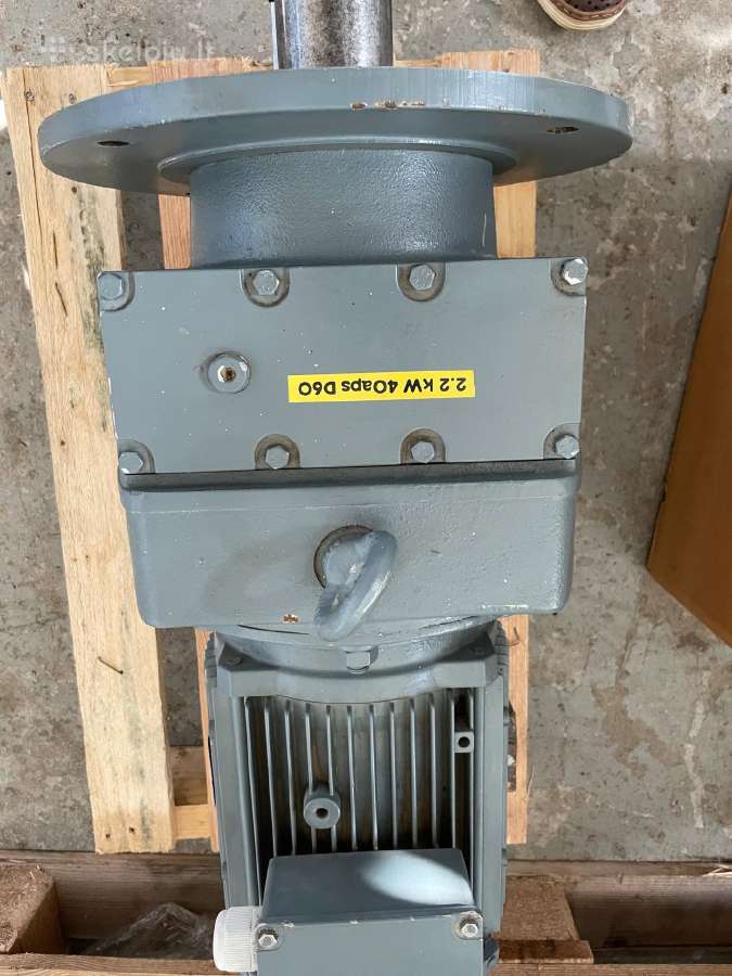 Reduktorius Keb 2.2 kw 40 aps./min ašis D60 - nuotraukos Nr. 2