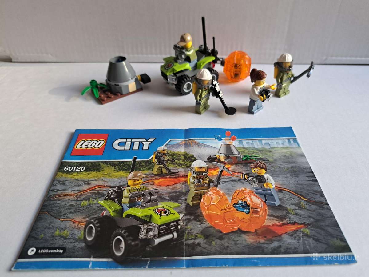 Lego City 60120 Volcano Explorers Vulkano rinkinys - nuotraukos Nr. 2
