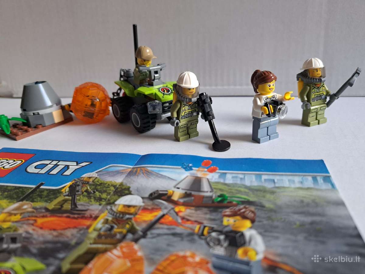 Lego City 60120 Volcano Explorers Vulkano rinkinys - nuotraukos Nr. 4