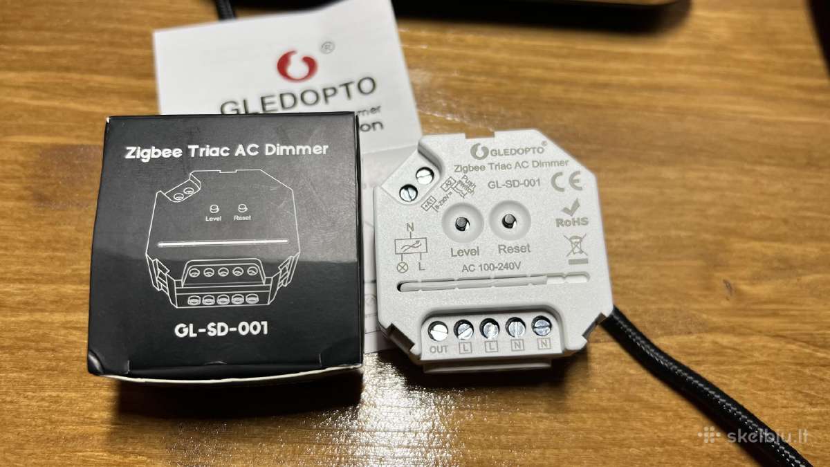 Zigbee dimeris Gledopto Gl-sd-001