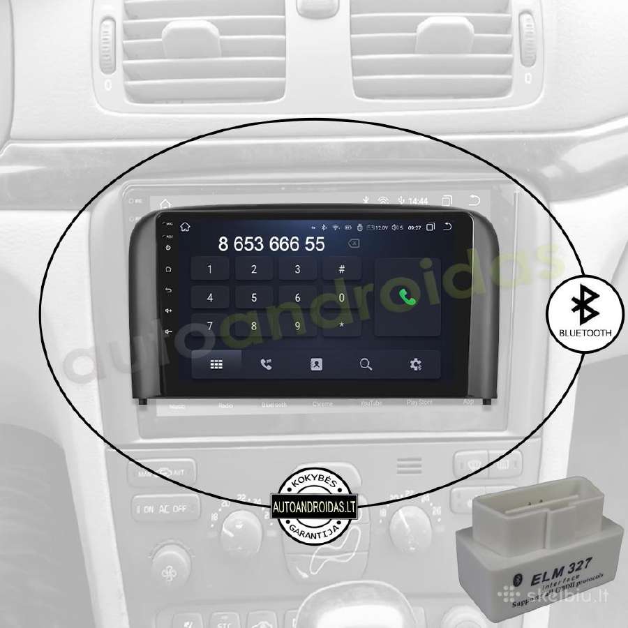 Volvo S80 1998-06 Android multimedia GPS/WiFi/bt - nuotraukos Nr. 4