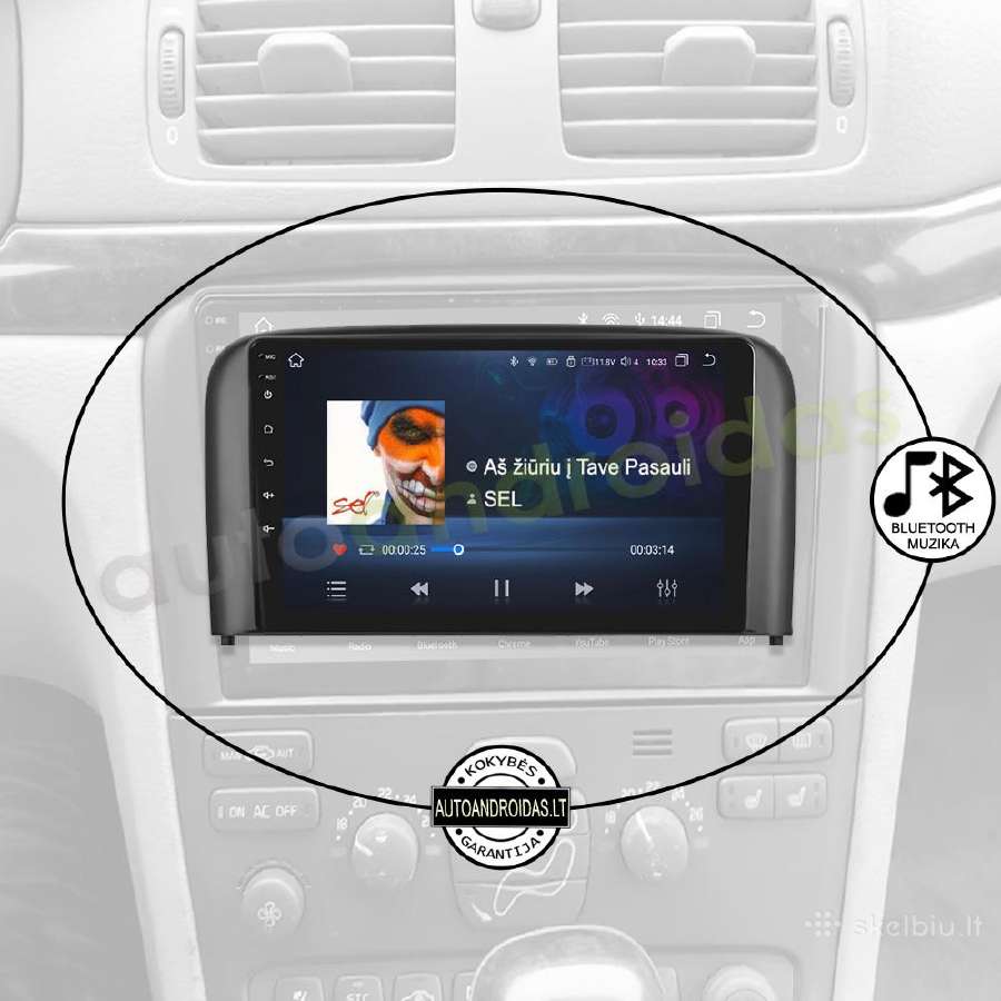 Volvo S80 1998-06 Android multimedia GPS/WiFi/bt - nuotraukos Nr. 5