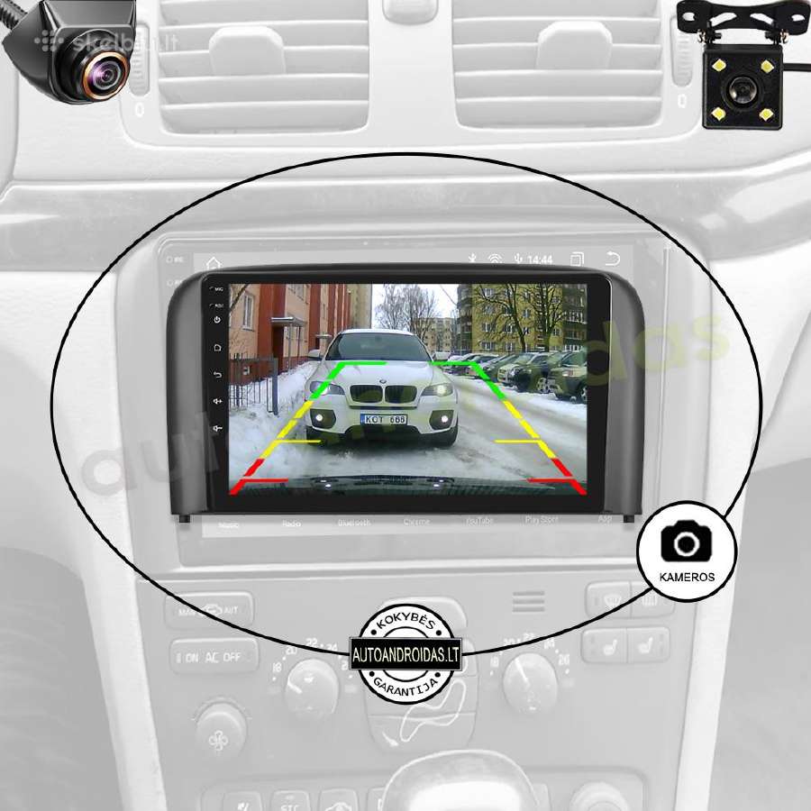 Volvo S80 1998-06 Android multimedia GPS/WiFi/bt - nuotraukos Nr. 6